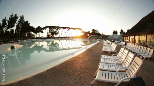 Resort swimming pool