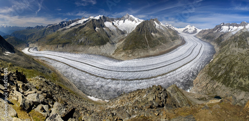 Aletsch glacier - Swiss Alps - Switzerland