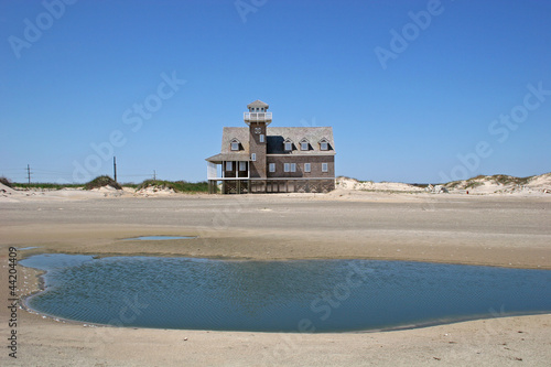 surf lifesaving hut, Outer Banks photo