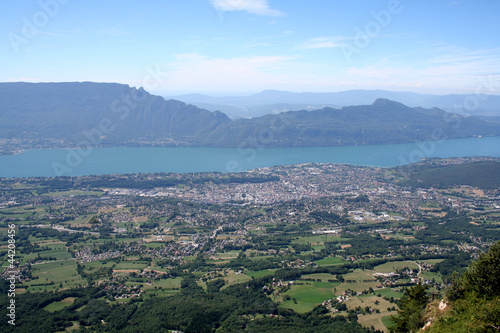 Aix les Bains depuis les Bauges