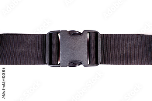 fabric belt with plastic fastener