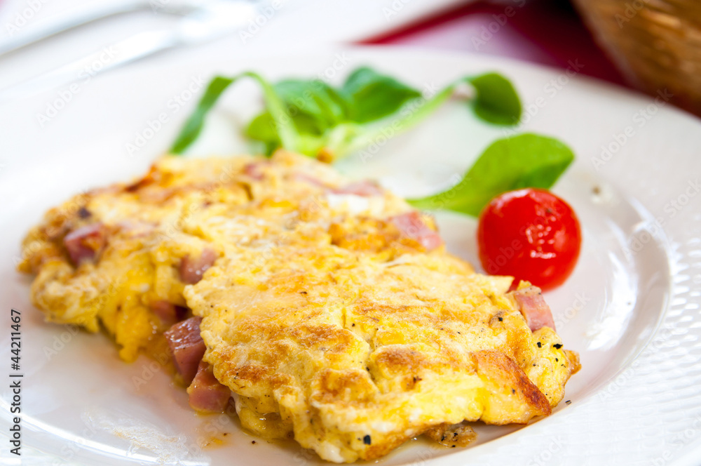 omelet with ham tomato omelet with ham tomato