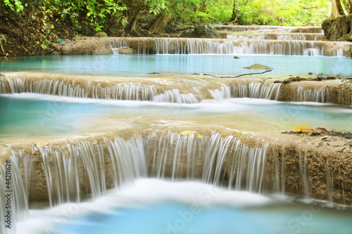 Fototapeta Naklejka Na Ścianę i Meble -  Erawan Waterfall