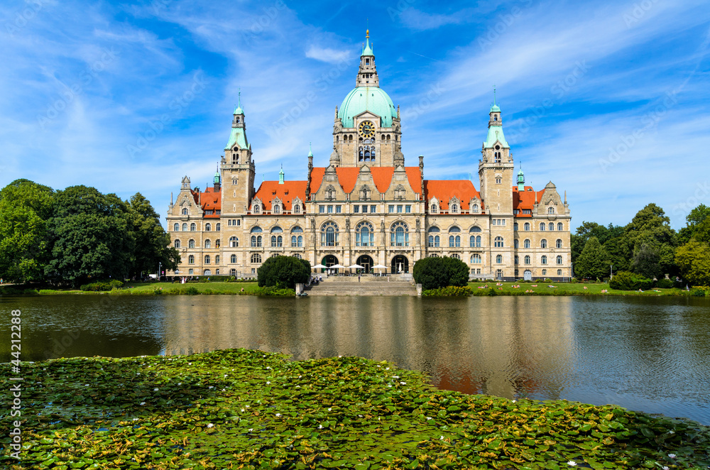 Rathaus Hannover im Sommer Rathaus Hannover im Sommer