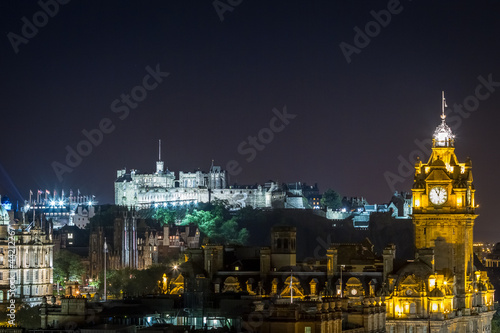 Citylight of Edinburgh by night
