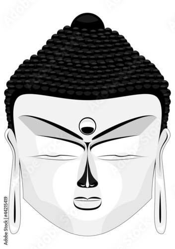 Visage de bouddha