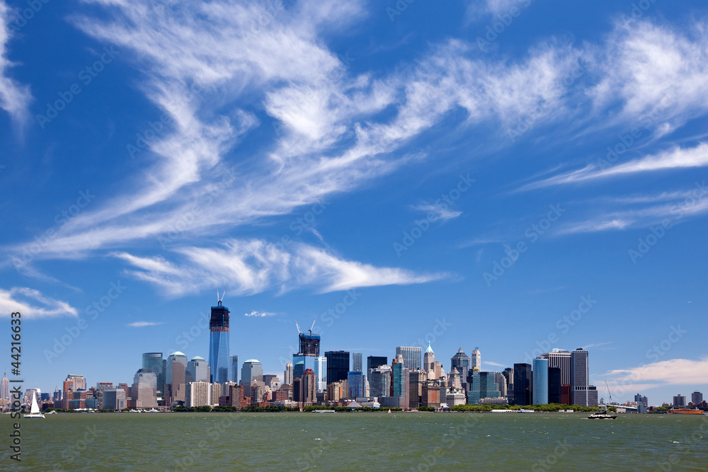 New York City - Silhouette von Manhattan