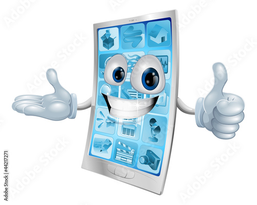 Mobile phone character