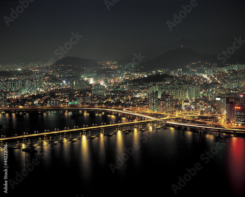 night view of Seoul 