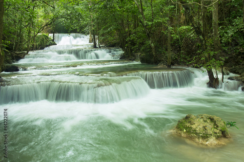 Beautiful Waterfall in Thailand © tanatat