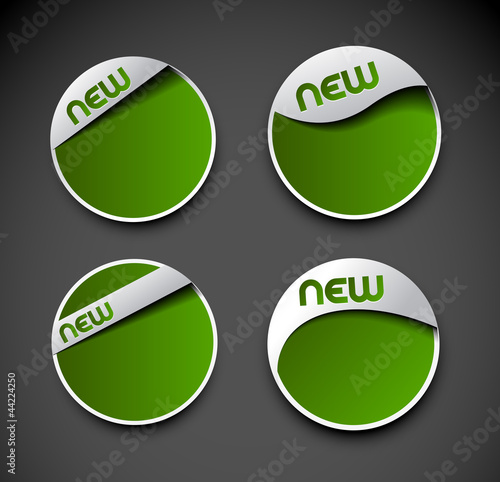 Set of label element. Illustration for vector design.