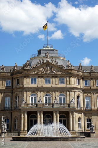 Neues Schloss in Stuttgart. Das Zentrale Hauptgebäude photo