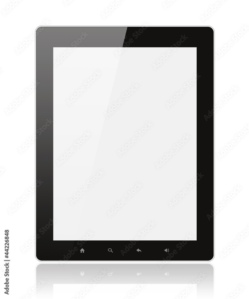 Tablet PC isolated on white background Tablet PC isolated on white background
