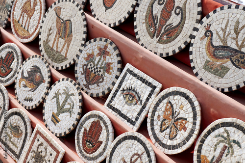 Tunisian stone mosaics