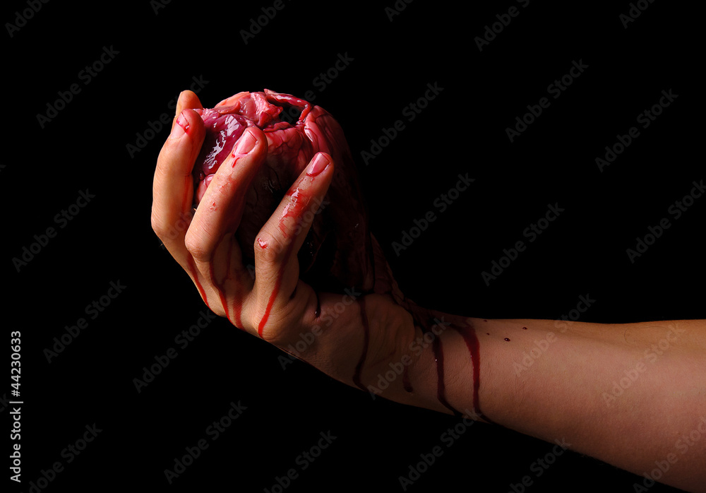 bloody hand