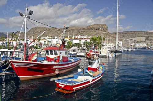 Gran Canaria, Fischerhafen von Puerto de Mogán.
