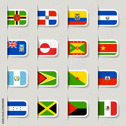 Label - American Flags