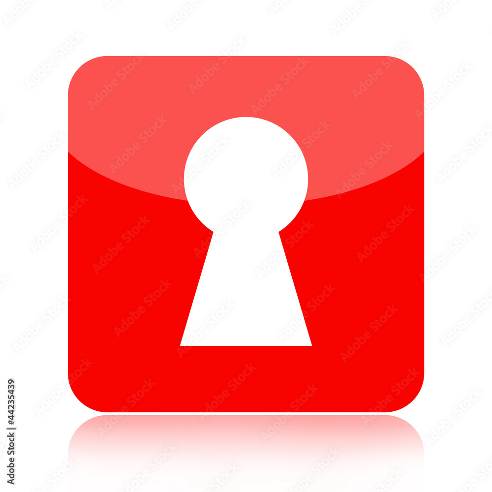 Keyhole icon isolated on white background Keyhole icon isolated on white background