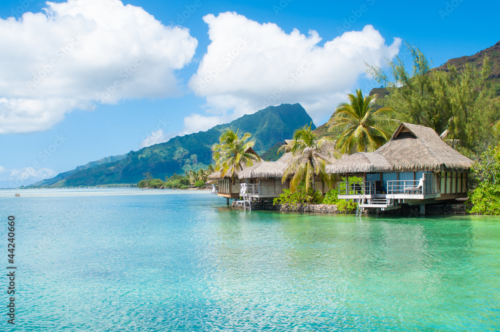 Bungalows in Tahiti