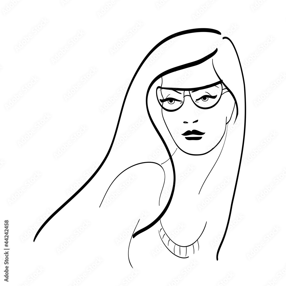 Girl,face,glasses, beauty Girl,face,glasses, beauty