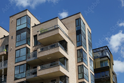 modernes Wohngebäude in Hamburg
