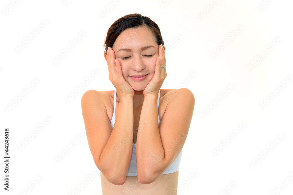 Fototapeta premium 笑顔の女性