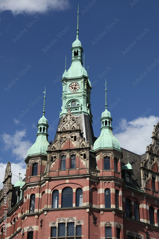 Obraz premium prunkvolles Gebäude in Hamburg