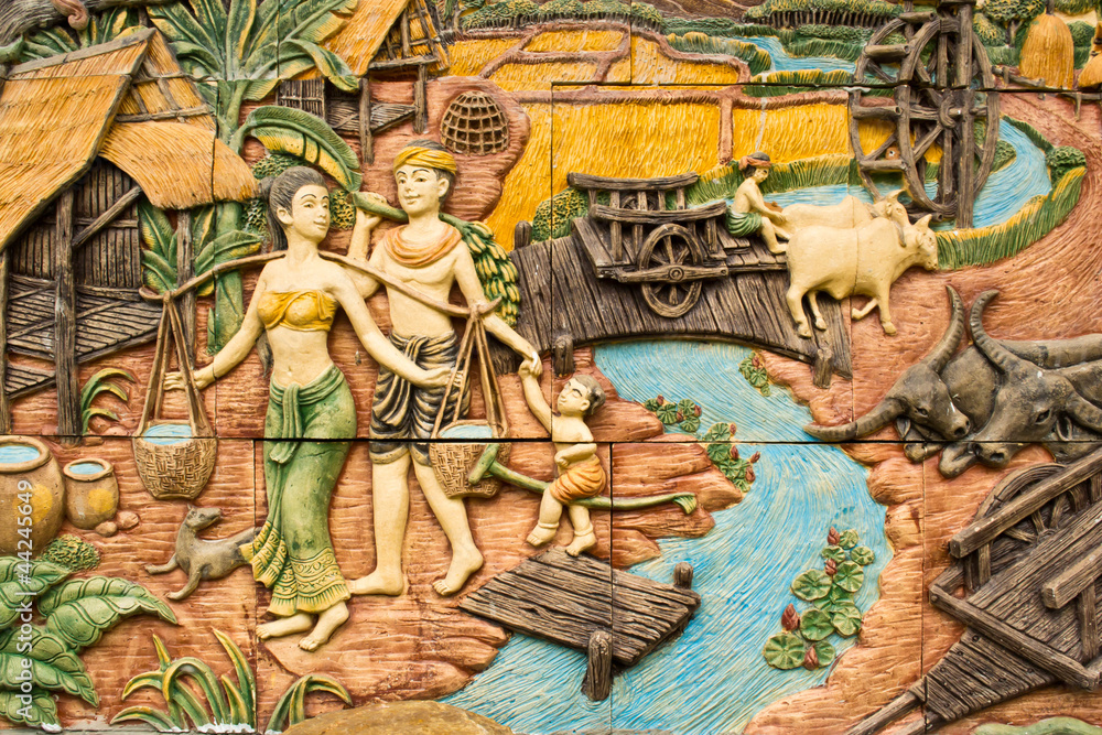 Obraz premium Thai painting