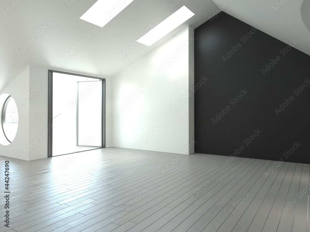Fototapeta premium Modern Luxury Loft / Apartment Architecture Interior