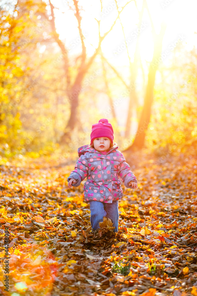 Little girl in the park