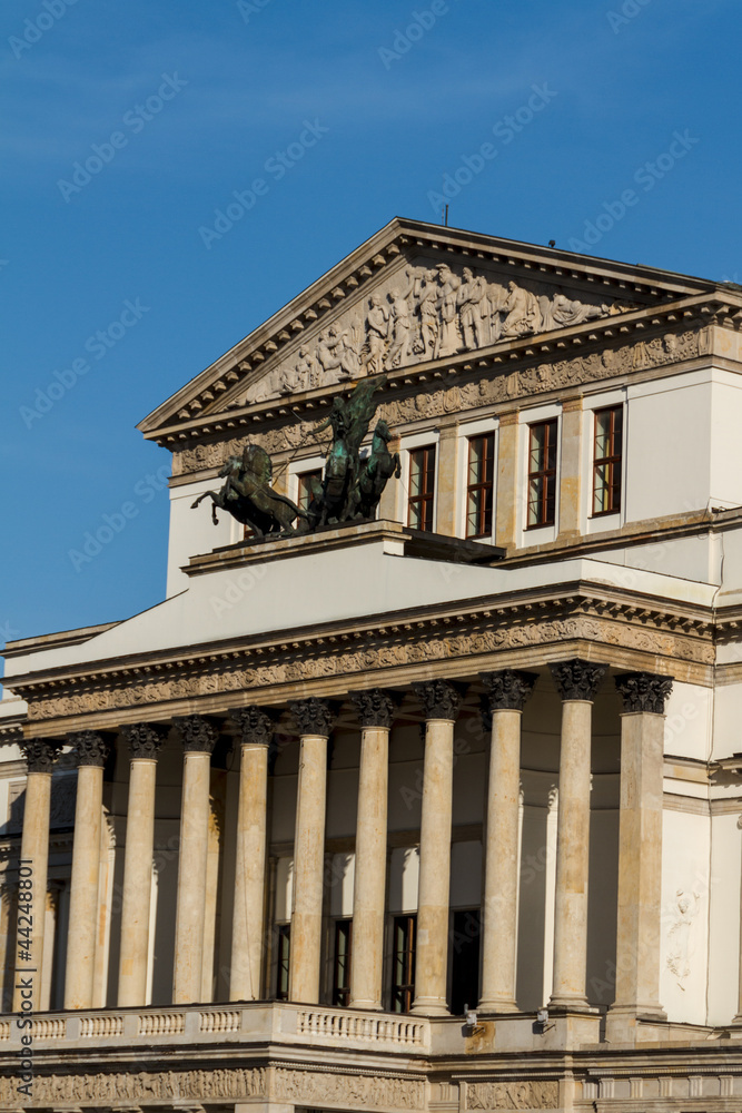 Warsaw, Poland - National Opera House and National Theatre build