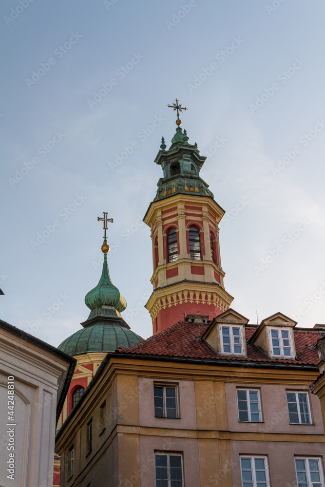 Fototapeta premium City center of Warsaw, Poland