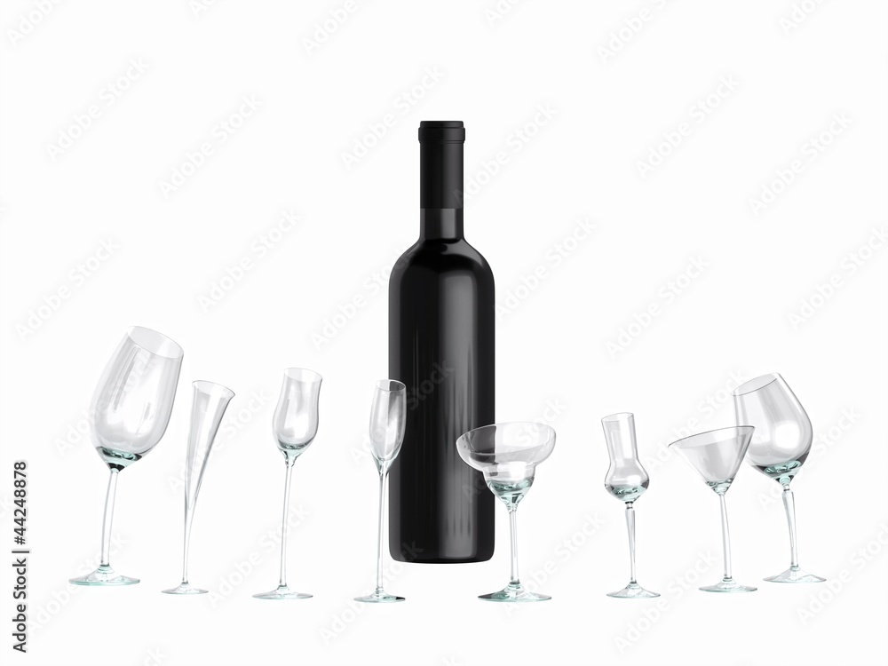 idea for advertising for wine (version isolated on white ) idea for advertising for wine (version isolated on white )