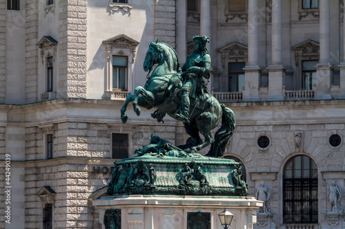 Heldenplatz in the Hofburg complex, Vienna, Austria photo