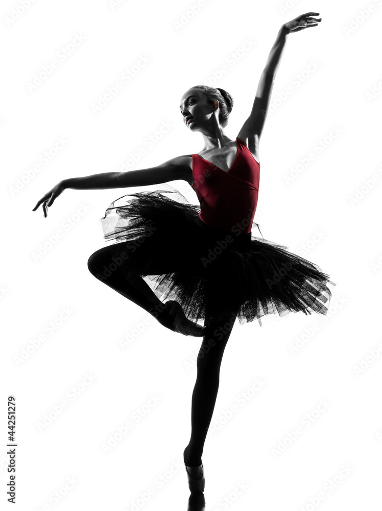 Fototapeta premium young woman ballerina ballet dancer dancing