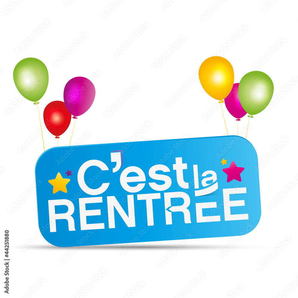 c'est la rentrée, illustration vectorielle c'est la rentrée, illustration vectorielle