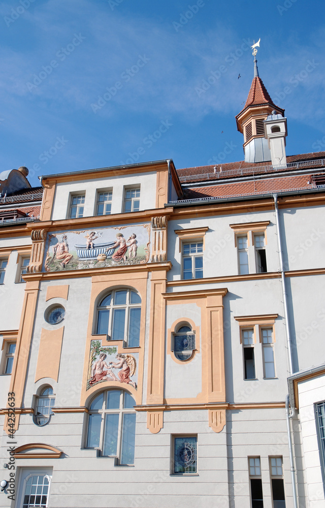 Fototapeta premium Stadtarchiv Bamberg Fassade