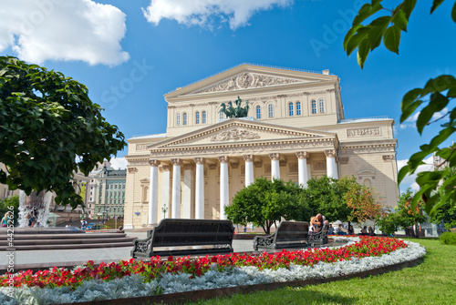 The Bolshoi Theatre in Moscow, Russia