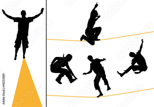 slackline, slacken, klettersport
