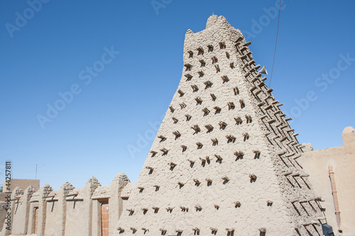 Mud brick mosque in Timbuktu, Mali, Africa. photo
