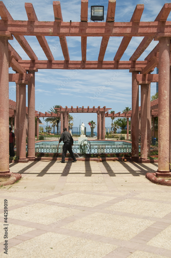 gazebo pool fountain waterfront Oasis Park El Kantaoui Sousse Tu