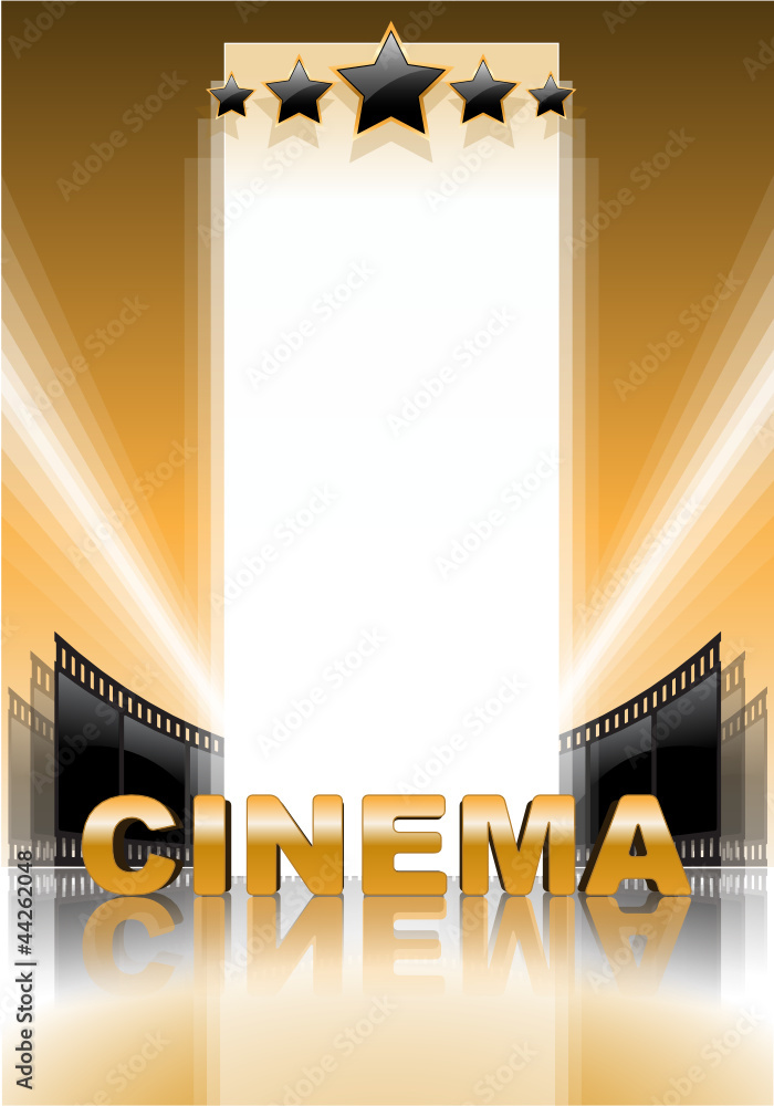 Naklejka premium cinema