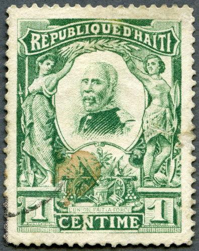 HAITI - CIRCA 1904: shows President Pierre Nord Alexis