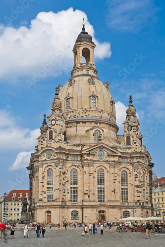 Obraz na płótnie Dresdener Frauenkirche w salonie