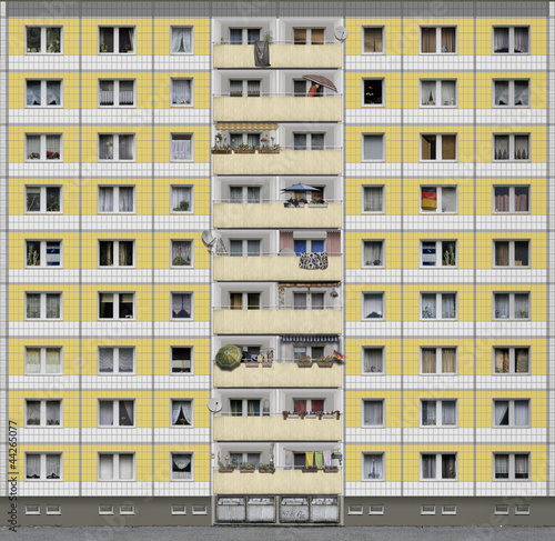 Canvas Print berliner plattenbau