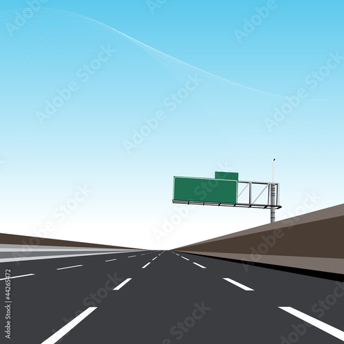 Empty Freeway