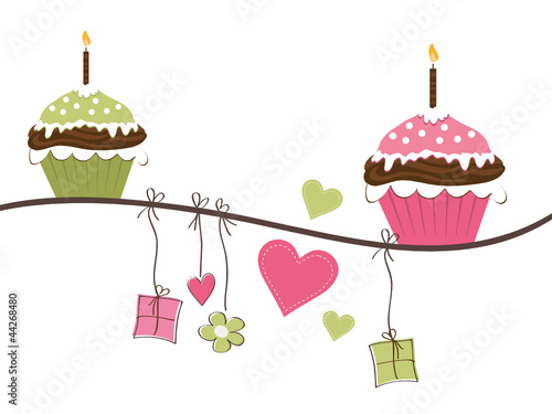 Muffins & Geschenke zum Geburtstag
