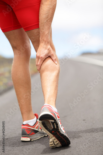 Foto Cramps in leg calves