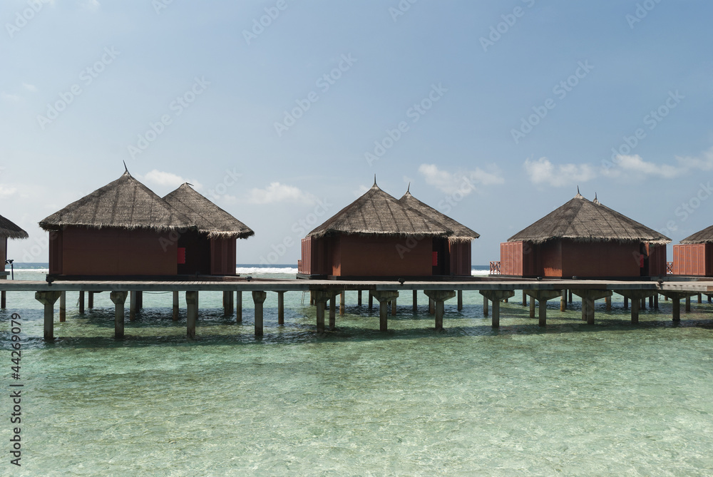 Sea landscape, Maldive islands