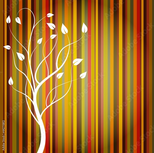 Autumn background_vector illustration